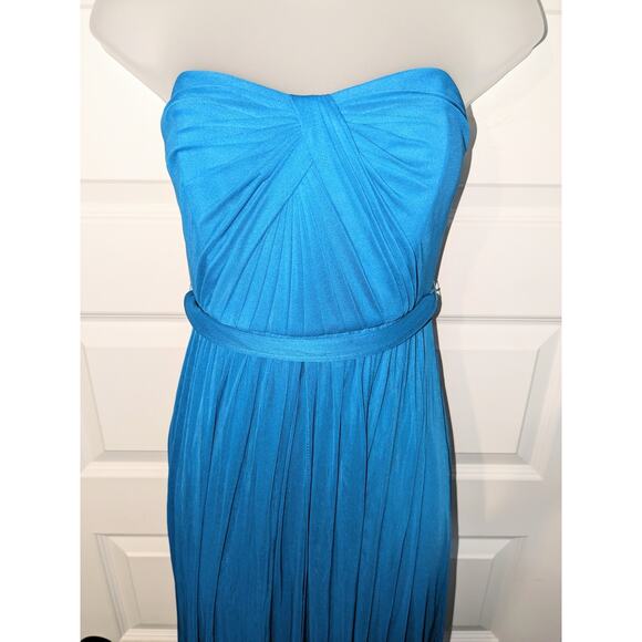 NWT Versa Convertible Blue Maxi 6 Dress Bridesmaid Wedding Prom Formal Feminine - Picture 10 of 16